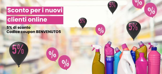Coupon di benvenuto del 5%
