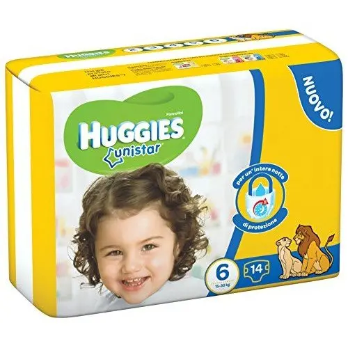 HUGGIES UNISTAR PANNOLINI XLARGE PZ.12 HUGGIES UNISTAR PANNOLINI XLARGE PZ.12