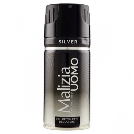 MALIZIA SPRAY UOMO SILVER ML.150