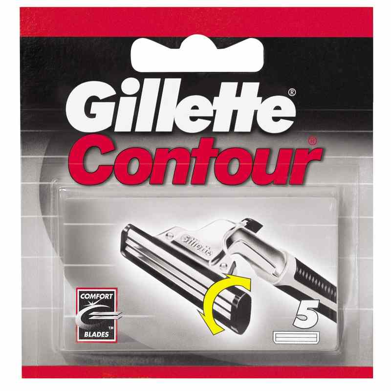 GILLETTE CONTOUR RICAMBI PZ.5 GILLETTE CONTOUR RICAMBI PZ.5
