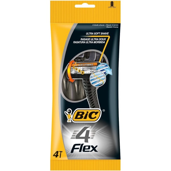 BIC RASOIO 4 LAME FLEX PZ.4 BIC RASOIO 4 LAME FLEX PZ.4