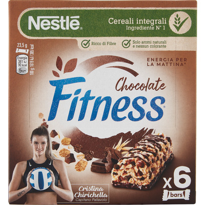 Nestle fitness barrette gr.141 choco x6