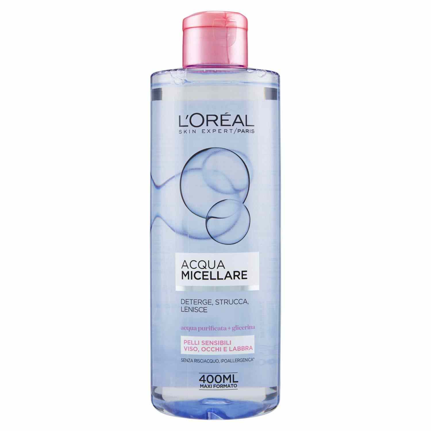 L`OREAL ACQUA MICELLARE SENSIBILI ML.400 L`OREAL ACQUA MICELLARE SENSIBILI ML.400