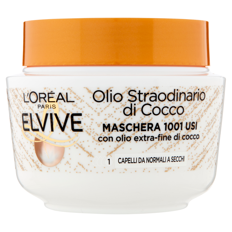 Elvive maschera olio cocco ml.300 - Profumeria | DiPiuShop Elvive maschera olio cocco ml.300 - Profumeria | DiPiuShop