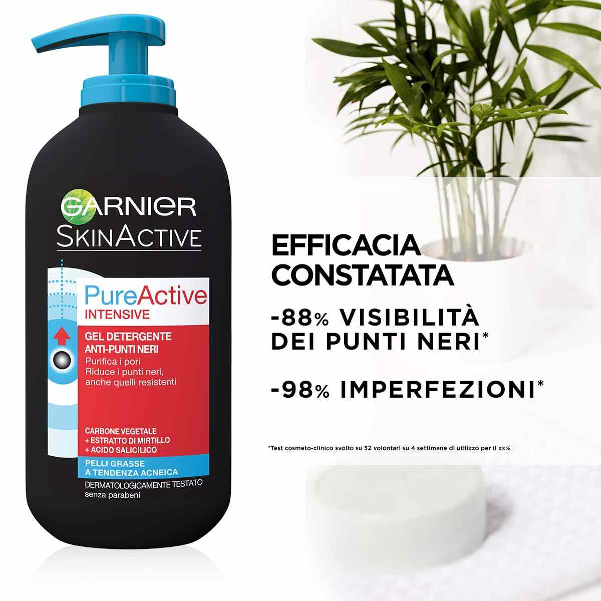 GARNIER GEL DETERGENTE CARBONE PUNTI NERI ML.200
