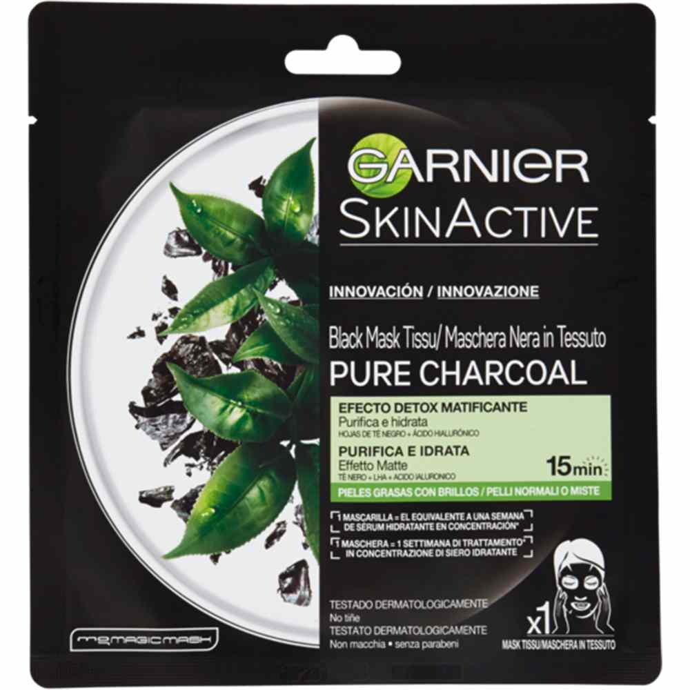 GARNIER MASCHERA HYDRABOMB TESSUTO NERA GARNIER MASCHERA HYDRABOMB TESSUTO NERA