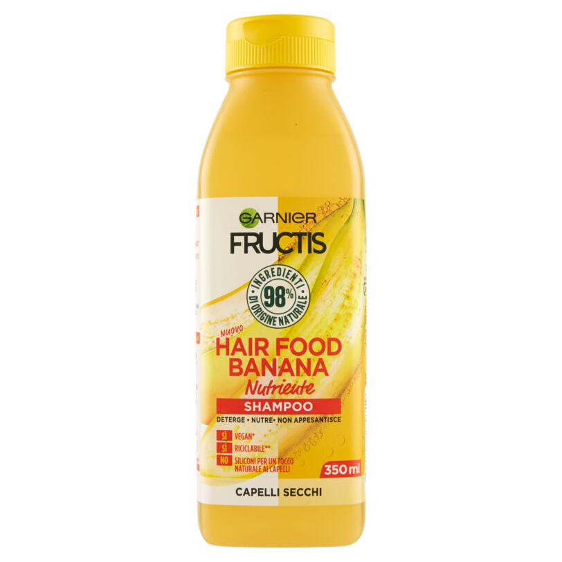 FRUCTIS SHAMPOO HAIR FOOD BANANA ML.350 FRUCTIS SHAMPOO HAIR FOOD BANANA ML.350