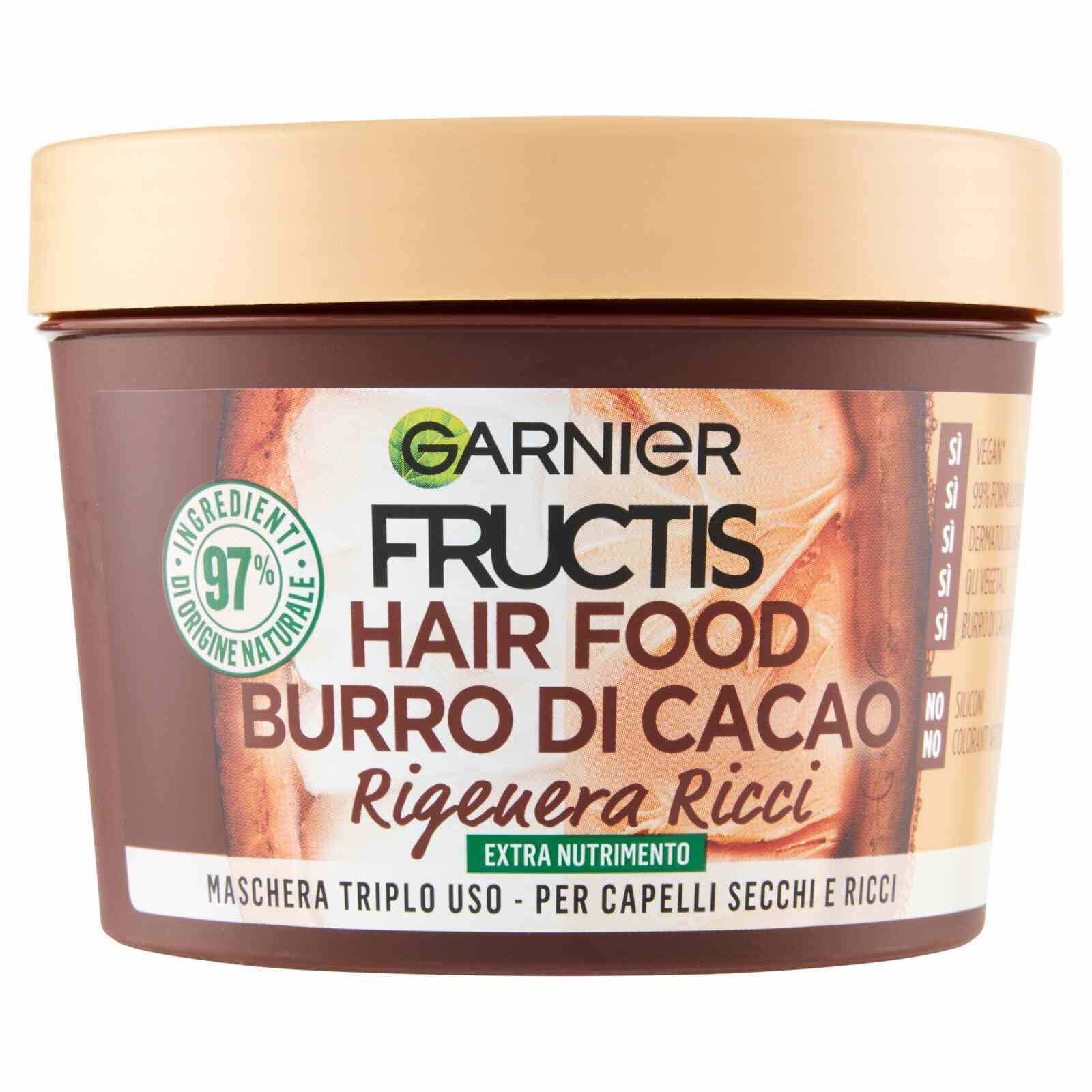 FRUCTIS MASCHERA HAIR FOOD CACAO ML.390 FRUCTIS MASCHERA HAIR FOOD CACAO ML.390