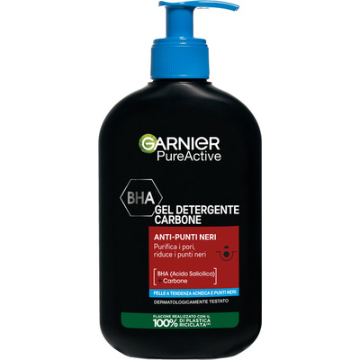 GARNIER PURE ACTIVE DETERGENTE CARBONE ML.250 GARNIER PURE ACTIVE DETERGENTE CARBONE ML.250