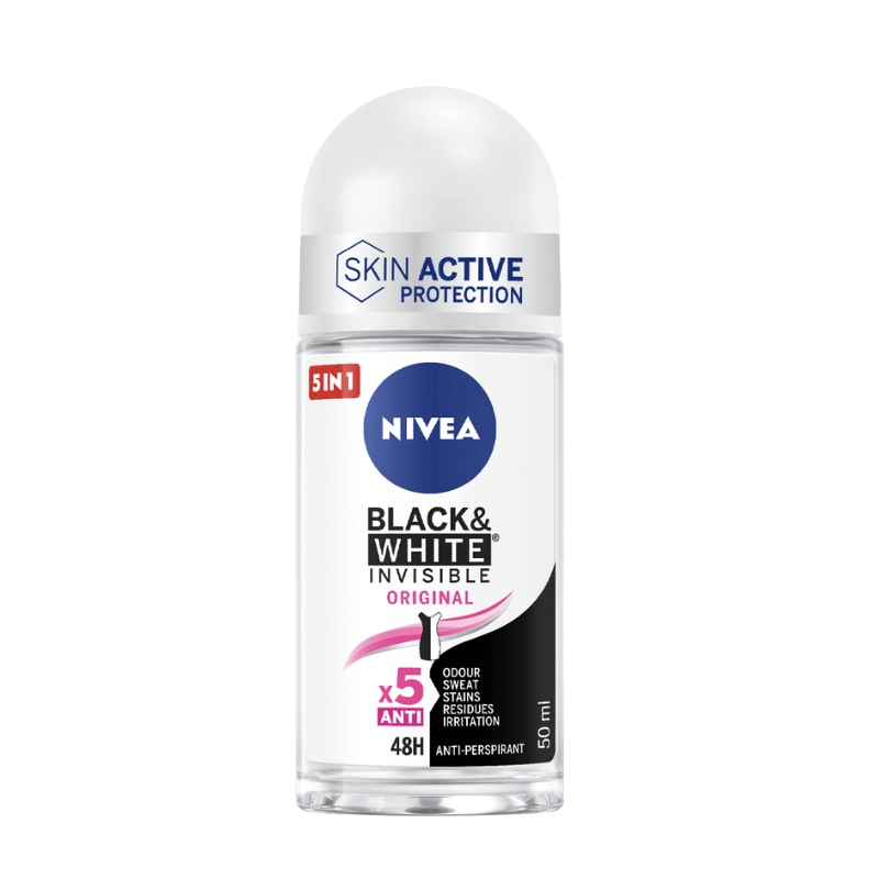 NIVEA ROLL BLACK & WHITE 72H ML.50 NIVEA ROLL BLACK & WHITE 72H ML.50