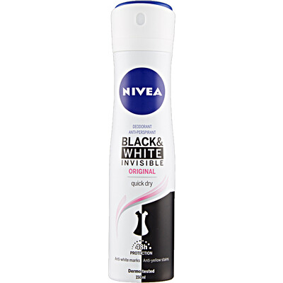 Nivea deodorante black & white spray ml.150