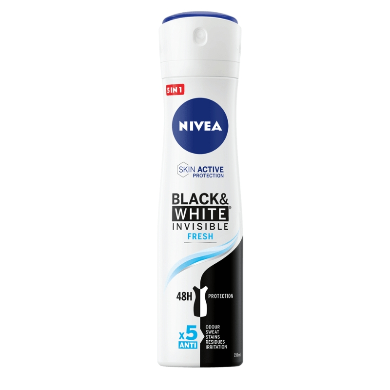 NIVEA SPRAY BLACK & WHITE ML.150