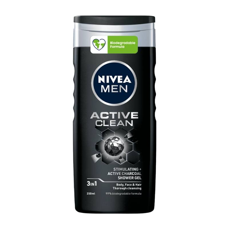 NIVEA DOCCIA MEN ACTIVE CLEAN ML.250