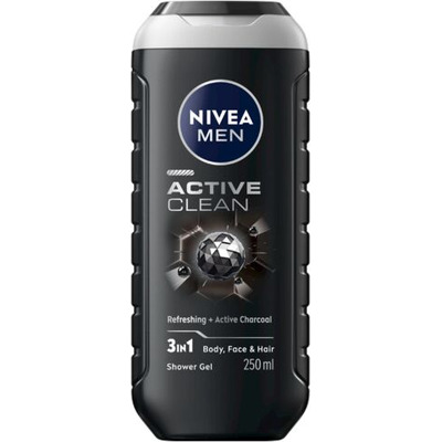 Nivea doccia men active clean ml.250