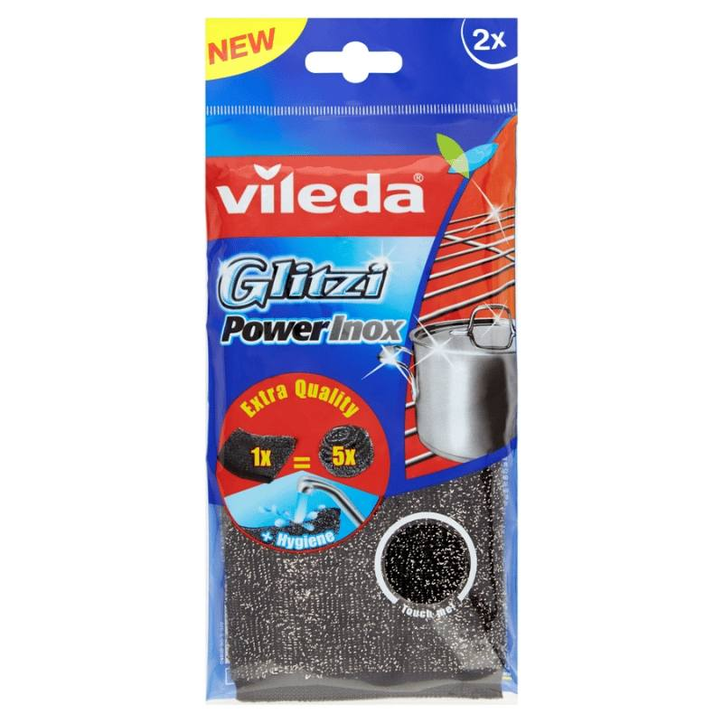 VILEDA SPUGNA GLITZI POWER INOX PZ.2