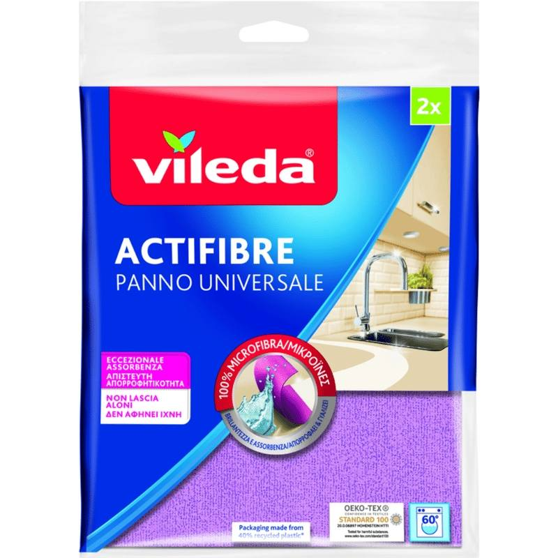 VILEDA PANNO MICROFIBRA ACTIFIBRE PZ.2 VILEDA PANNO MICROFIBRA ACTIFIBRE PZ.2