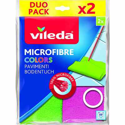 VILEDA PANNO PAVIMENTI MICROFIBRA COLORS PZ.2 VILEDA PANNO PAVIMENTI MICROFIBRA COLORS PZ.2