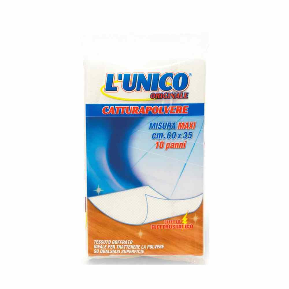 UNICO PANNO CATTURAPOLVERE CM.60X35 PZ.10 UNICO PANNO CATTURAPOLVERE CM.60X35 PZ.10