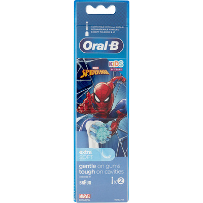 ORAL B VITALITY RICAMBI SPIDERMAN PZ.2 ORAL B VITALITY RICAMBI SPIDERMAN PZ.2