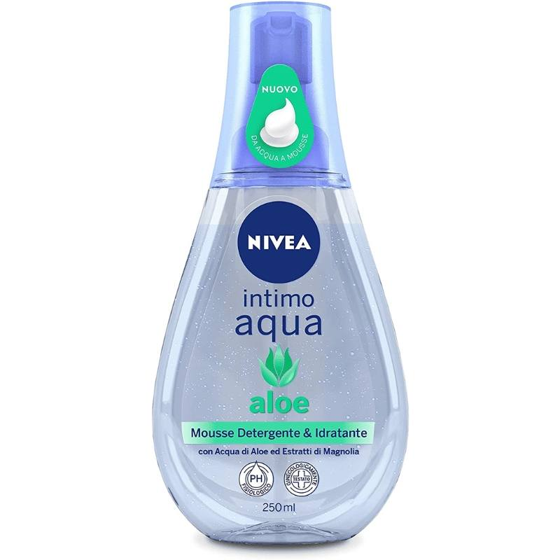 NIVEA AQUA MOUSSE INTIMO ALOE ML.250
