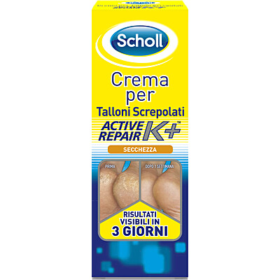 SCHOLL CREMA TALLONI SCREPOLATI ML.60 SCHOLL CREMA TALLONI SCREPOLATI ML.60