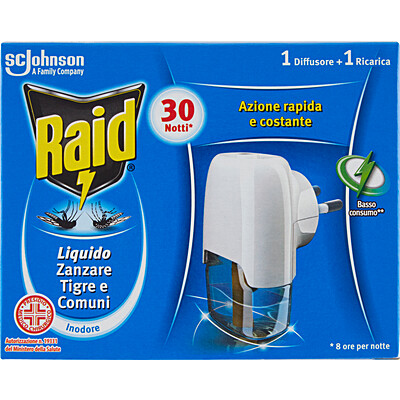 RAID LIQUIDO 30 NOTTI+RICARICA RAID LIQUIDO 30 NOTTI+RICARICA
