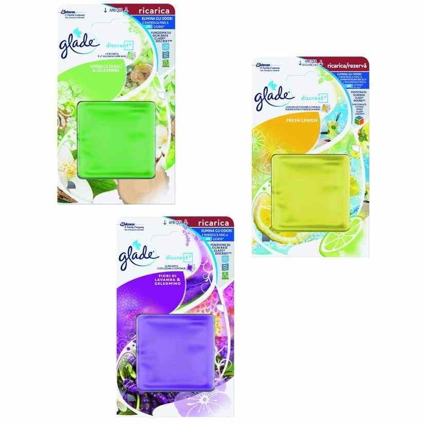 GLADE DISCREET RICARICA ASSORTITI GR.8 GLADE DISCREET RICARICA ASSORTITI GR.8