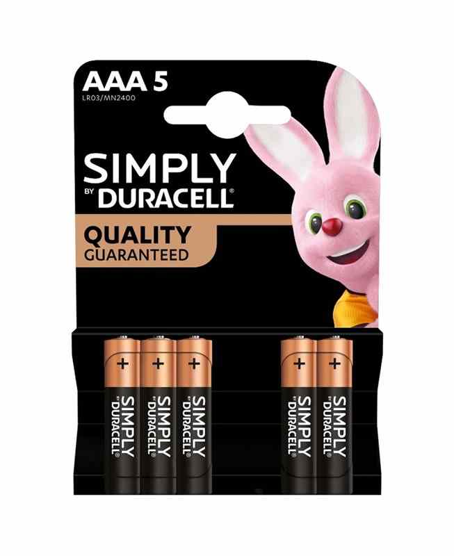 DURACELL SIMPLY MINISTILO PZ.5 DURACELL SIMPLY MINISTILO PZ.5