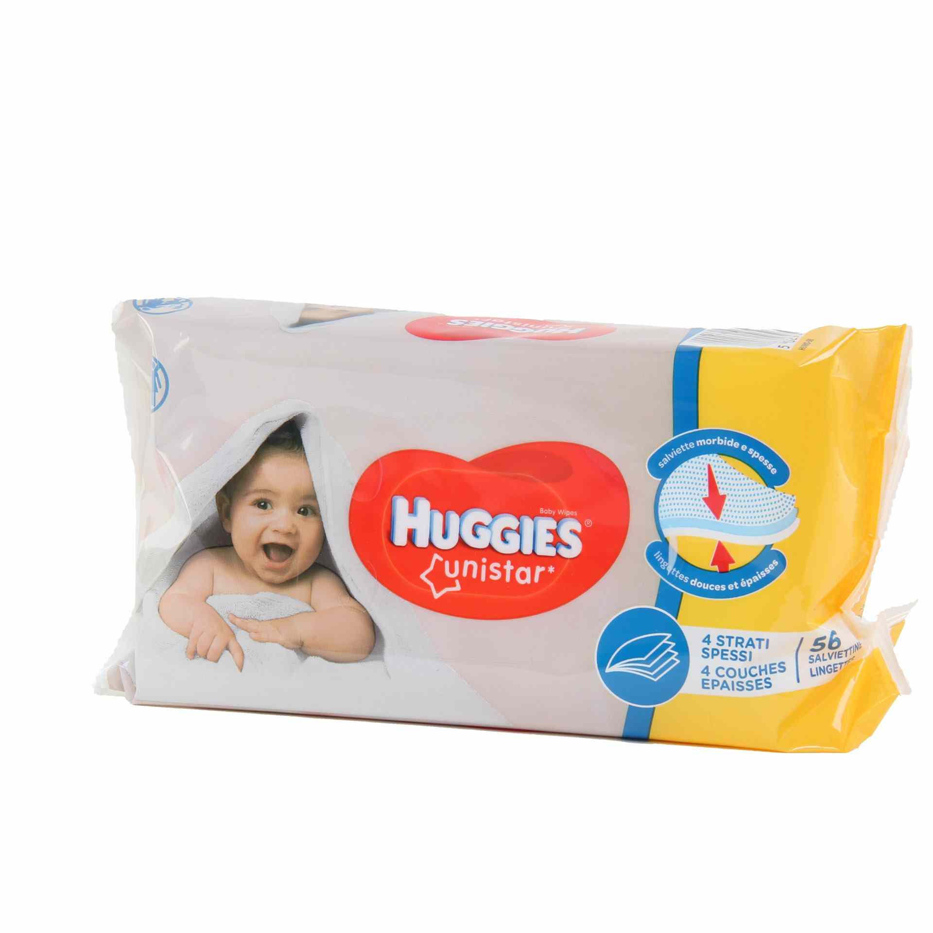 HUGGIES SALVIETTINE BABY PZ.56 HUGGIES SALVIETTINE BABY PZ.56