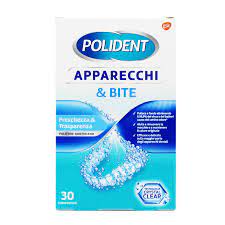 POLIDENT COMPRESSE APPARECCHI E BITE PZ.30