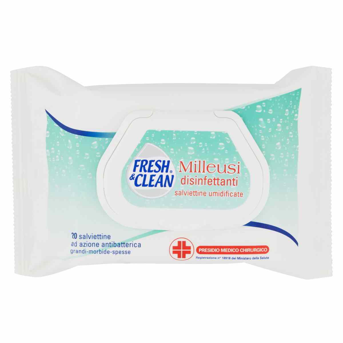 FRESH&CLEAN SALVIETTE DISINFETTANTI PZ.20 FRESH&CLEAN SALVIETTE DISINFETTANTI PZ.20