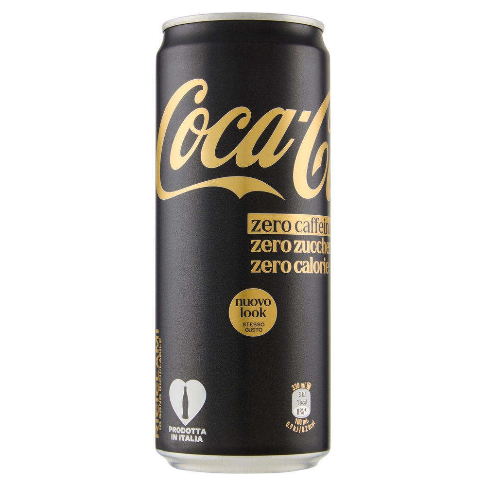 Coca cola lattina zero zero cl.33