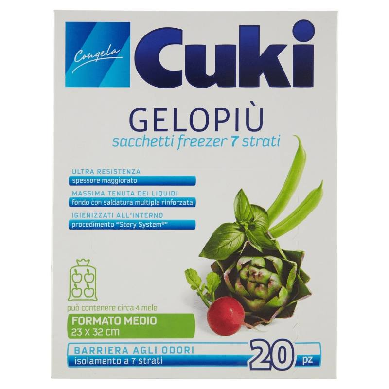 CUKI SACCHETTI GELO MEDI PZ.20 CUKI SACCHETTI GELO MEDI PZ.20