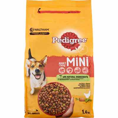 PEDIGREE MINI ADULT POLLO VERDURE KG.1.4 PEDIGREE MINI ADULT POLLO VERDURE KG.1.4