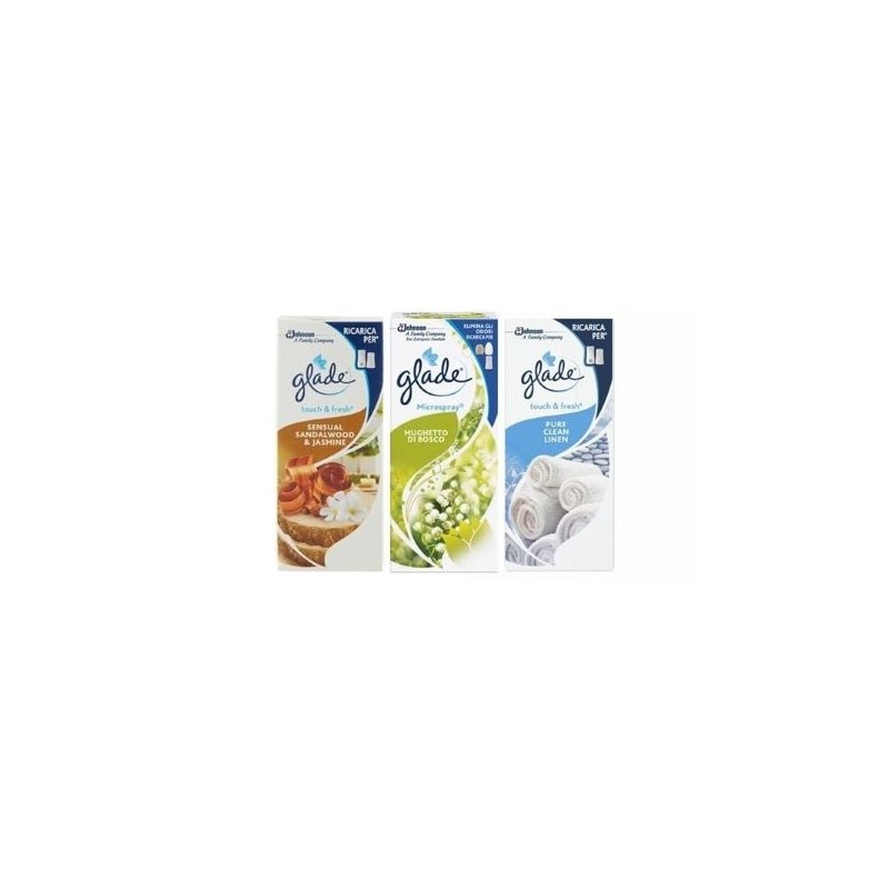 GLADE TOUCH & FRESH RICARICA ML.10 ASSORT. GLADE TOUCH & FRESH RICARICA ML.10 ASSORT.