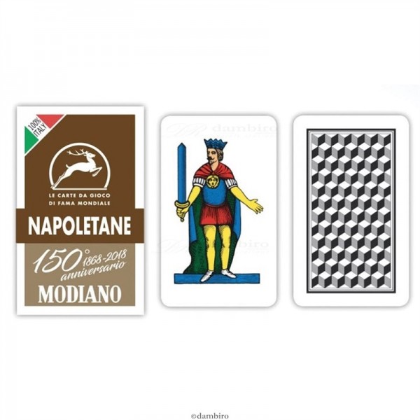 MODIANO CARTE DA GIOCO NAPOLETANE MARRONE MODIANO CARTE DA GIOCO NAPOLETANE MARRONE