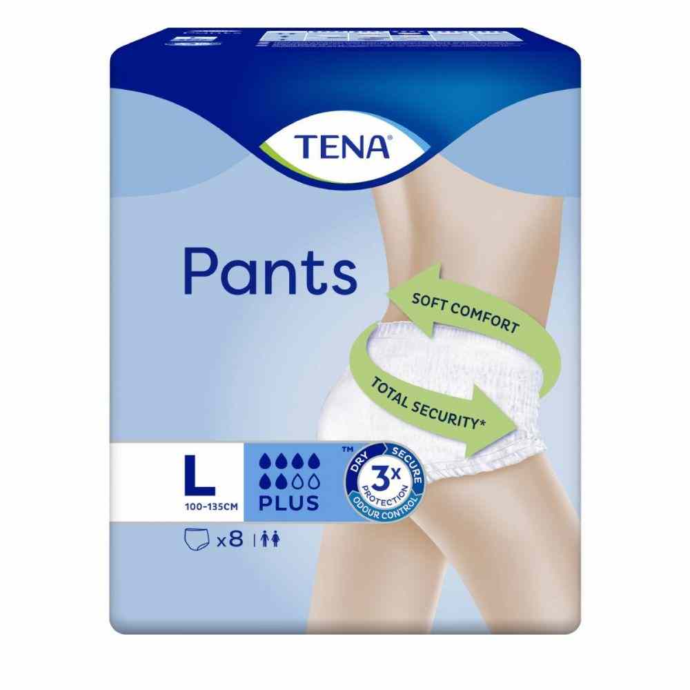 TENA PANTS PLUS LARGE PZ.8 TENA PANTS PLUS LARGE PZ.8