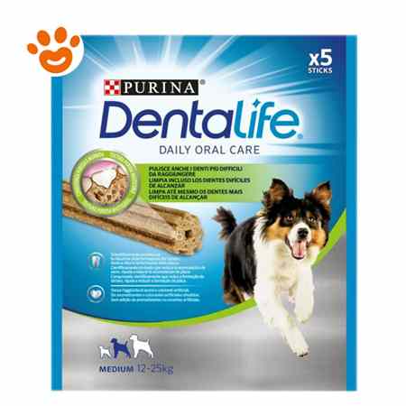 PURINA DENTALIFE CANE MEDIO GR.115 PZ.5 PURINA DENTALIFE CANE MEDIO GR.115 PZ.5