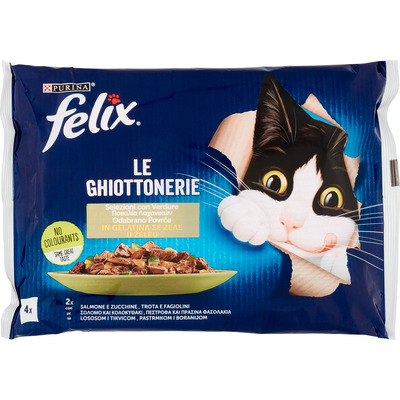 FELIX GHIOTTONERIE GATTO PESCE VER.GR.85X4 FELIX GHIOTTONERIE GATTO PESCE VER.GR.85X4