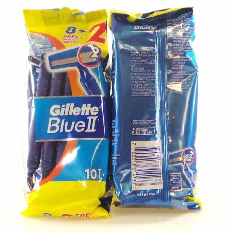 GILLETTE BLUE II PZ.10 GILLETTE BLUE II PZ.10