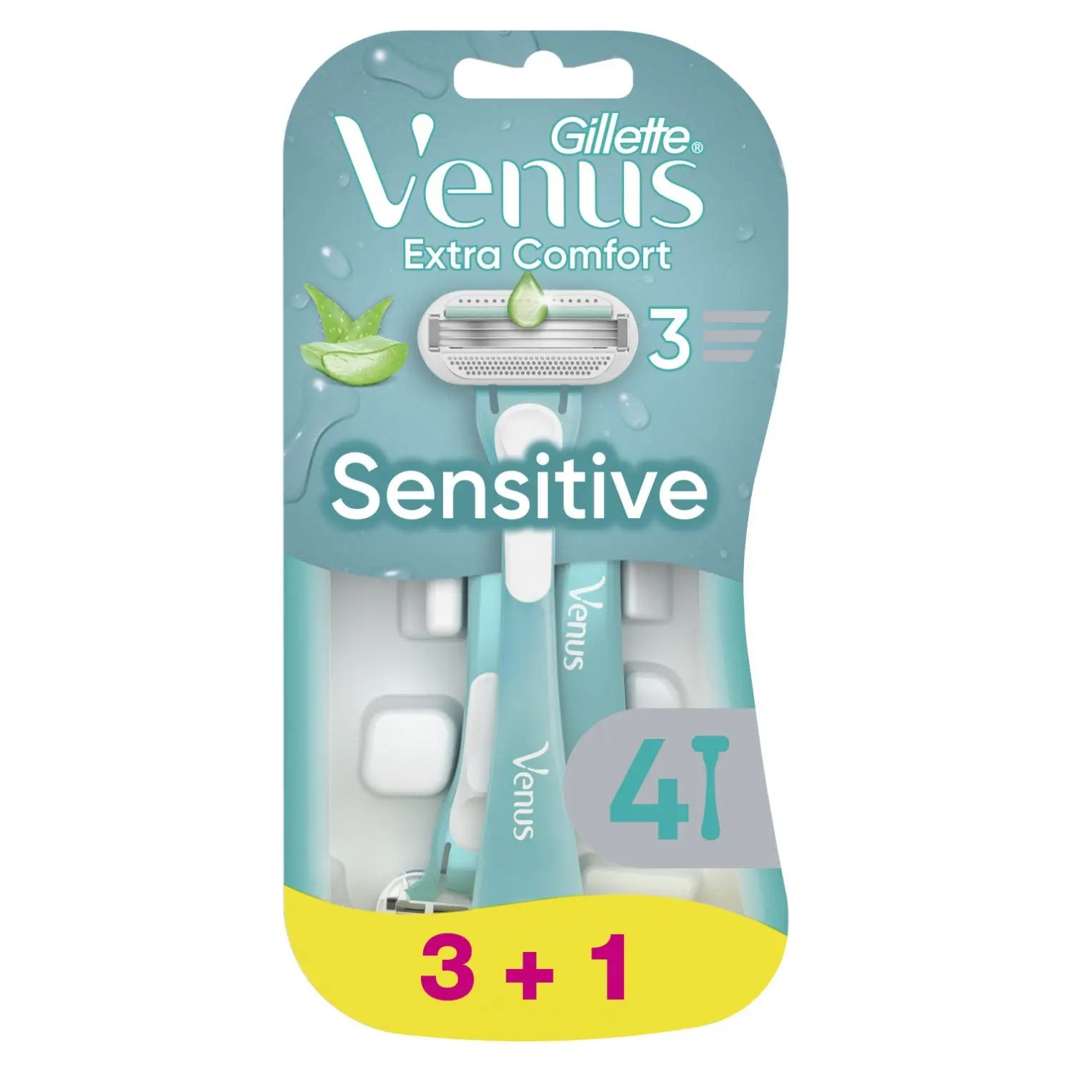 Gillette venus rasoi donna sensitive 3+1