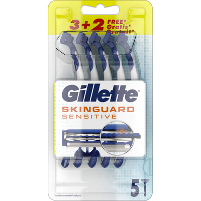 GILLETTE SKINGUARD USA E GETTA PZ.5 GILLETTE SKINGUARD USA E GETTA PZ.5