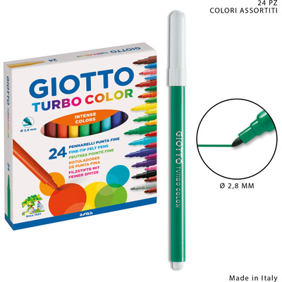 GIOTTO PENNARELLI TURBO COLOR PZ.24 5868