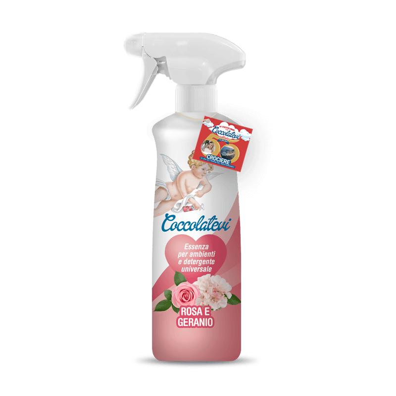 COCCOLATEVI SPRAY ROSA GERANIO ML.750 COCCOLATEVI SPRAY ROSA GERANIO ML.750