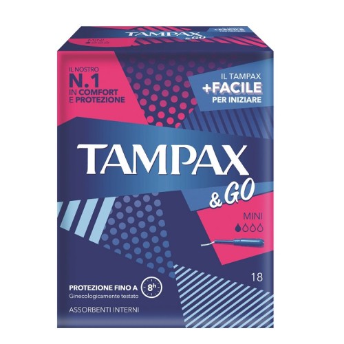 TAMPAX & GO MINI PZ.18 TAMPAX & GO MINI PZ.18