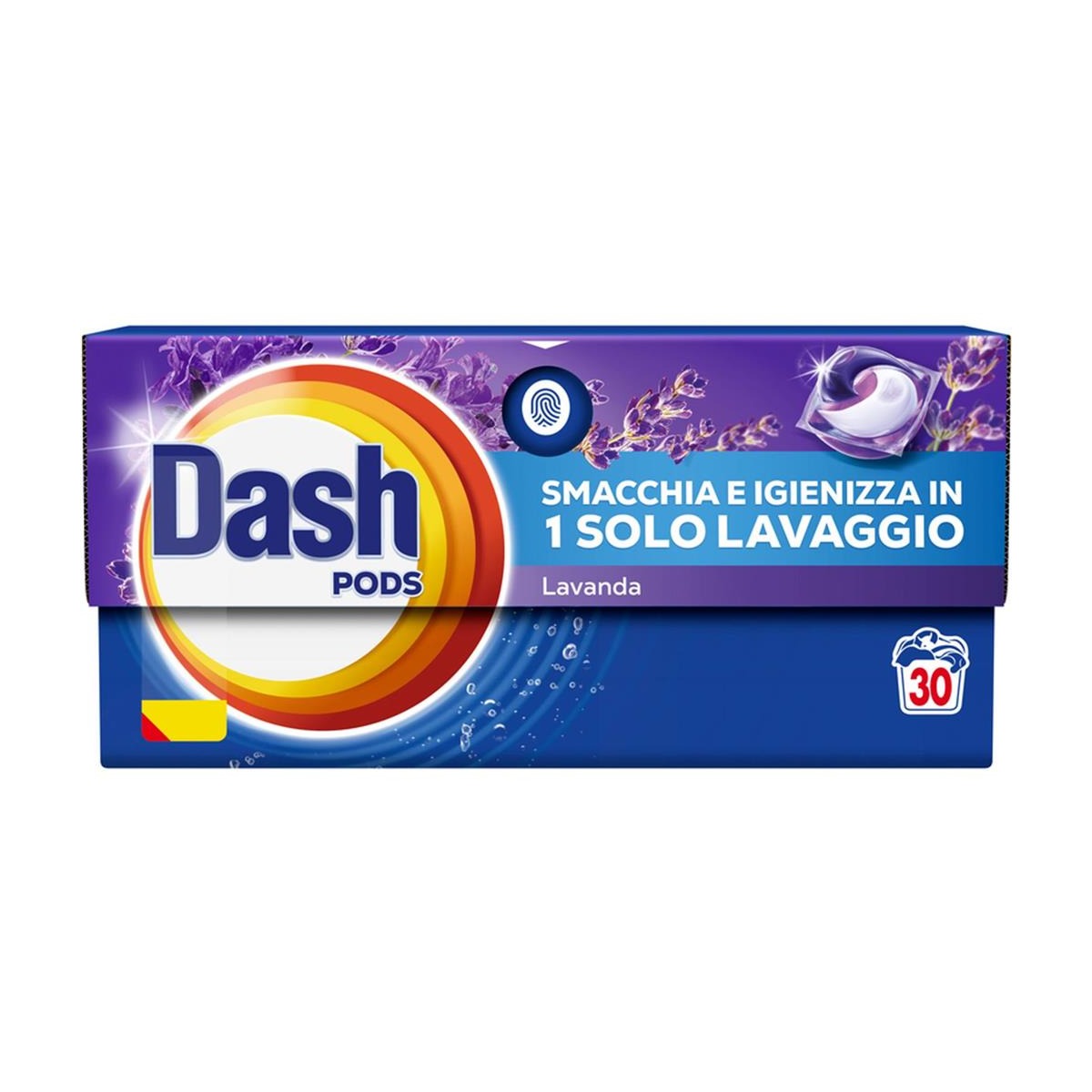 Dash pods detersivo ecodosi lavanda 30 pezzi