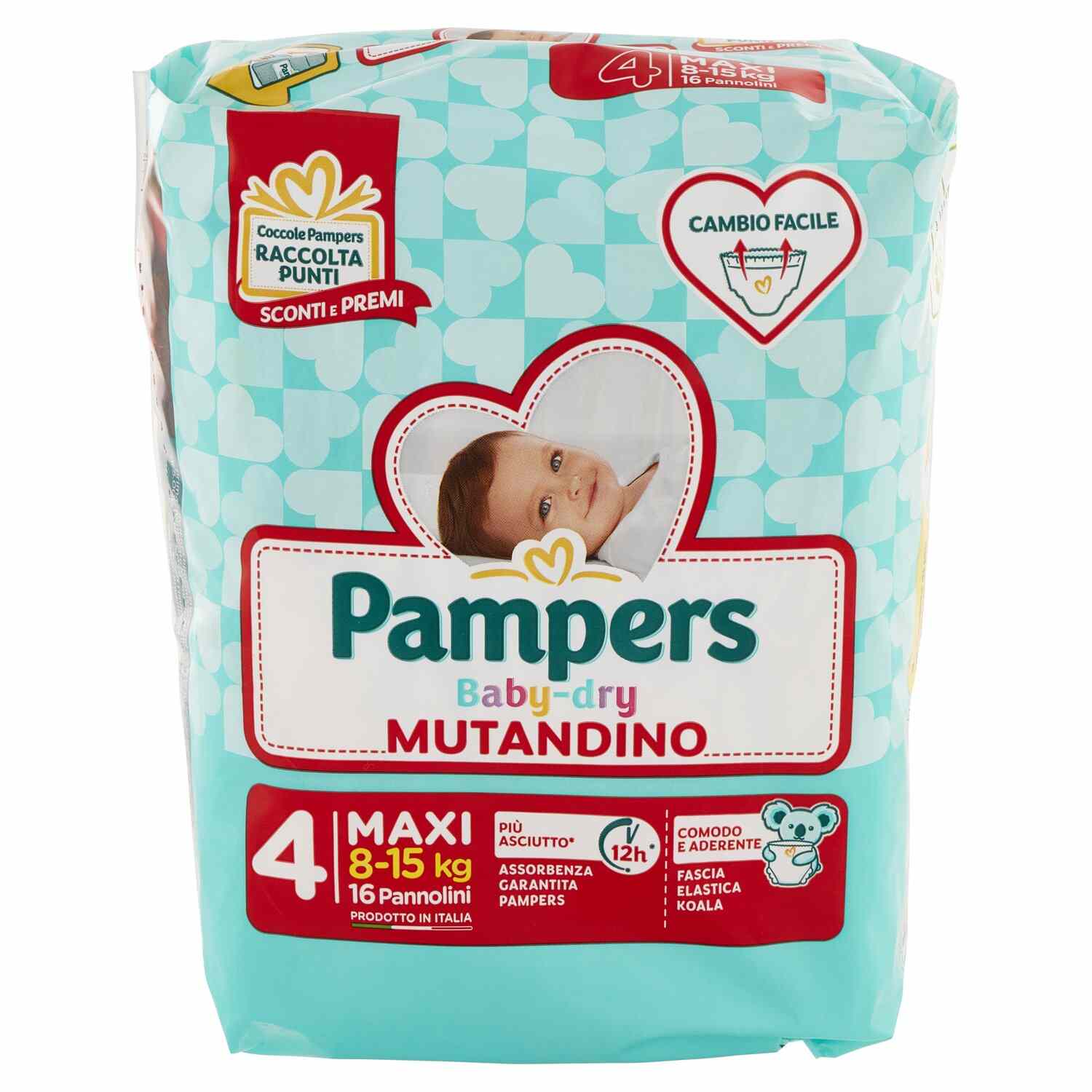 PAMPERS PANNOLINI BABY DRY MUTANDINA MAXI PZ.16 PAMPERS PANNOLINI BABY DRY MUTANDINA MAXI PZ.16