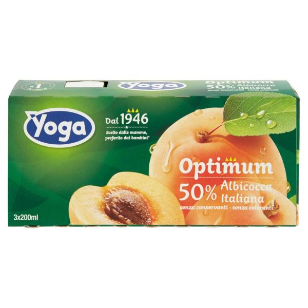 Yoga succo brik albicocca 3 x 200ml