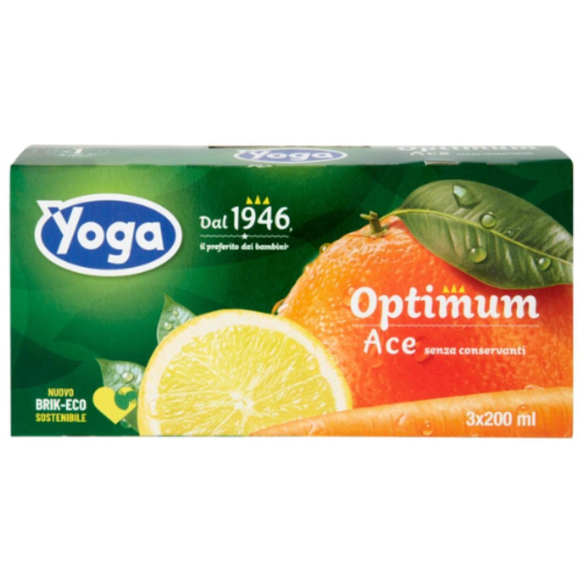 Yoga succo brik ace 3 x 200ml