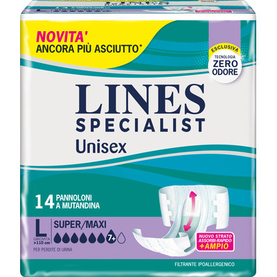 Lines specialist mutandina grande pz.14